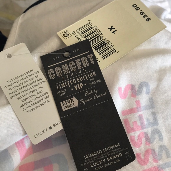 LAST 1 - NEW 2X GRAPHIC Pink Floyd open back top - Picture 7 of 8